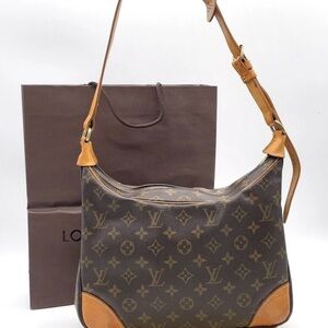 Authentic Louis Vuitton Boulogne 30 Monogram Shoulder Bag M51265 Vintage Hobo